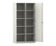 Flexeo® Schrank 10 Fächer Mittelwand 2 Türen Breite 94 4 cm 1