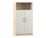Flexeo® Kombi Schrank unten Drehtüren oben 1 Fach = 4 Ordnerhöhen 2