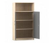 Flexeo® Kombi Schrank unten Drehtüren oben 1 Fach = 4 Ordnerhöhen 1