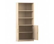 Flexeo® Kombi Schrank 5 Fächer unten Drehtüren = 5 Ordnerhöhen 1