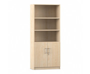 Flexeo® Kombi Schrank 5 Fächer unten Drehtüren = 5 Ordnerhöhen 2