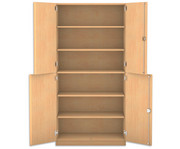 Flexeo® Schrank 6 Fächer 4 Halbtüren Breite 94 4 cm 1