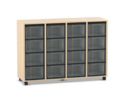 Flexeo® Regal 4 Reihen 16 große Boxen 1