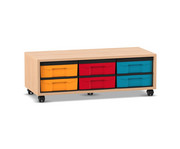 Flexeo® Regal 3 Reihen 6 kleine Boxen 1