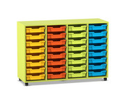 Flexeo® Regal PRO 4 Reihen 32 Boxen Gr S 1