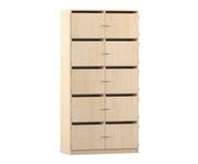 Flexeo® Schließfachschrank 10 Fächer mit Briefschlitzen Breite 94 4 cm 2