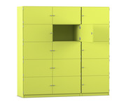 Flexeo® Schließfachschrank 15 geschlossene Fächer Breite 190 5 cm 1