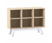 Flexeo® Lounge Möbel 3 Reihen 6 Fächer 1