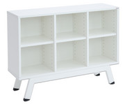 Flexeo® Lounge Möbel 3 Reihen 6 Fächer 4