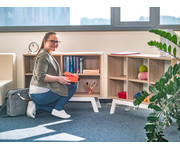 Flexeo® Lounge Möbel 3 Reihen 6 Fächer 6