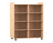 Flexeo® Bücherwagen beidseitig je 6 Fachböden 1