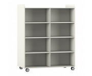Flexeo® Bücherwagen beidseitig je 6 Fachböden 1