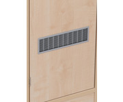 Flexeo® Garderobenschrank Armadio 2 Türen mit Fachböden Höhe 130 4 cm 5