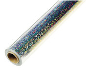 Holografische Folie in Silber 1