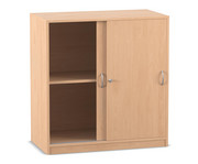 Flexeo® Schiebetürenschrank 2 Fächer 1