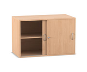 Flexeo® Aufsatzschrank 2 Fächer Schiebetüren Breite 94 4 cm 1