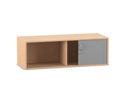 Flexeo® Rollladen Aufsatzschrank 2 Fächer Breite 126 4 cm 1