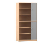 Flexeo® Rollladenschrank 6 Fächer 2 Türen 1