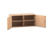 Flexeo® Aufsatzschrank 4 Fächer 2 Türen Breite 126 4 cm 1