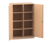 Flexeo® Schrank 8 Fächer Mittelwand 2 Türen Breite 94 4 cm 1