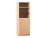 Flexeo® Schrank 3 große Schubladen 3 Fächer Breite 64 1 cm 1