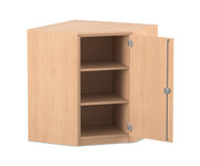 Flexeo® Eckschrank 3 Fächer 1 Tür 1