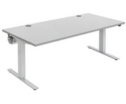 Flexeo® Schreibtisch höhenverstellbar B x T: 160 x 80 cm 2