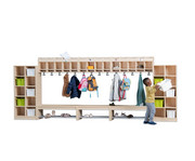 Flexeo® Garderobenbank Armadio Breite 100 cm 6