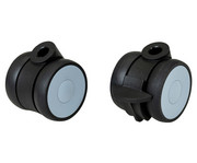 Flexeo® Satz mit 4 Rollen auf Metallplatte inkl Schrauben 3