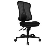 Bürostuhl Point mit Netz Rückenlehne ohne Armlehnen 1
