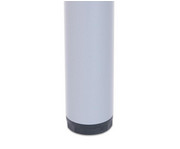 EDV Tisch mit Kabelkanal Rundrohr Tischbeine BxT: 160x80 cm 6