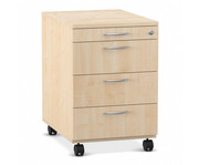 Flexeo® Schreibtisch Container mit 4 Schubladen 1