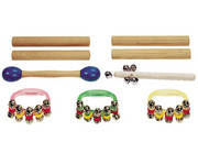 Betzold Musik Rhythmik Tasche mit 26 Einzelinstrumenten 2