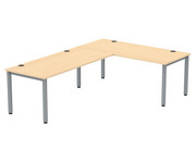 Flexeo® Schreibtisch (Breite 180 cm) mit Anbau 1