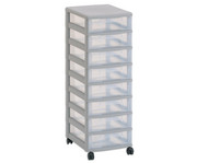 Flexeo® Rollcontainer 8 kleine Boxen 1