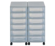 Flexeo® Container System 2 Reihen 12 kleine Boxen 2