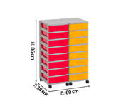 Flexeo® Container System 2 Reihen 16 kleine Boxen 3