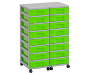 Flexeo® Container System 2 Reihen 16 kleine Boxen 4