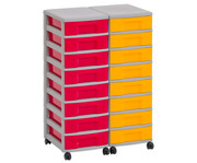 Flexeo® Container System 2 Reihen 16 kleine Boxen 6