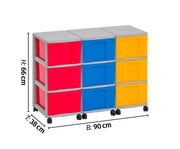 Flexeo® Container System 3 Reihen 9 große Boxen 3