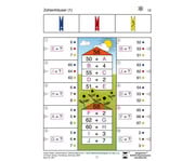 Colorclip: Zahlenmauern Zahlenhäuser Rechenräder ZR 100 1