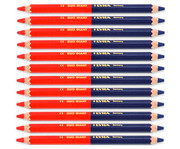 LYRA Zweifarbstifte rot und blau 12 Stück 1