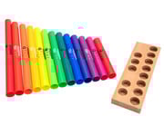 Boomwhackers® chromatischer Satz mit Holzständer 3
