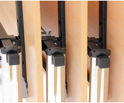 Säulentisch fahrbar und klappbar BxTxH: 160 x 80 x 73 5 cm 4