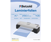 Betzold Laminierfolien DIN A7 100 Stück 1