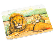 goki Minipuzzle Wilde Tiere 36 Stück sortiert 5
