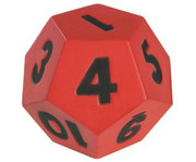 Betzold Teamwürfel mit Zahlen 1 12 1