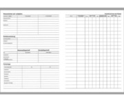 Klassenbuch komplett fester Plastikbuchdeckel 2