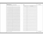Klassenbuch komplett fester Plastikbuchdeckel 4