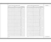 Klassenbuch komplett fester Plastikbuchdeckel 5